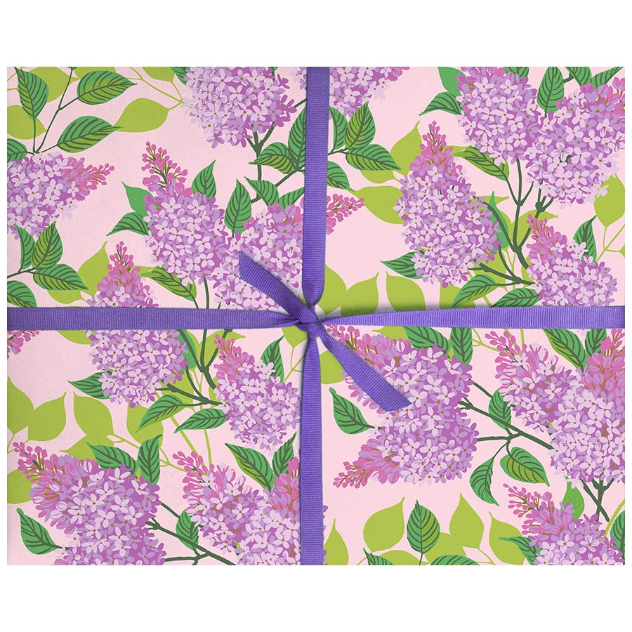 Lilacs Gift Wrap Sheet