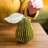 Pear Honeycomb Ornament