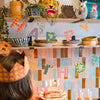 Bright Happy Birthday Sewn Garland