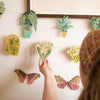 Colorful Butterflies Sewn Garland