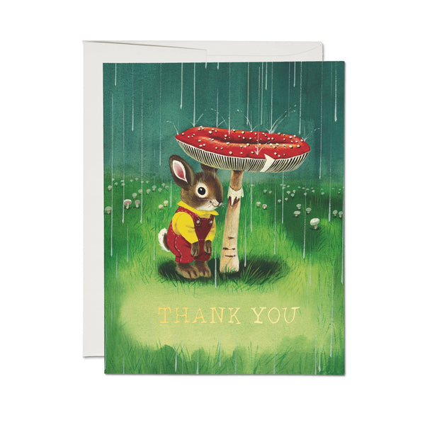 Bunny and Mushroom Thanks