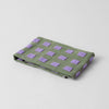 Olive & Lilac Squares Tea Towel