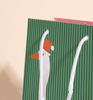 Festive Goose Gift Bag