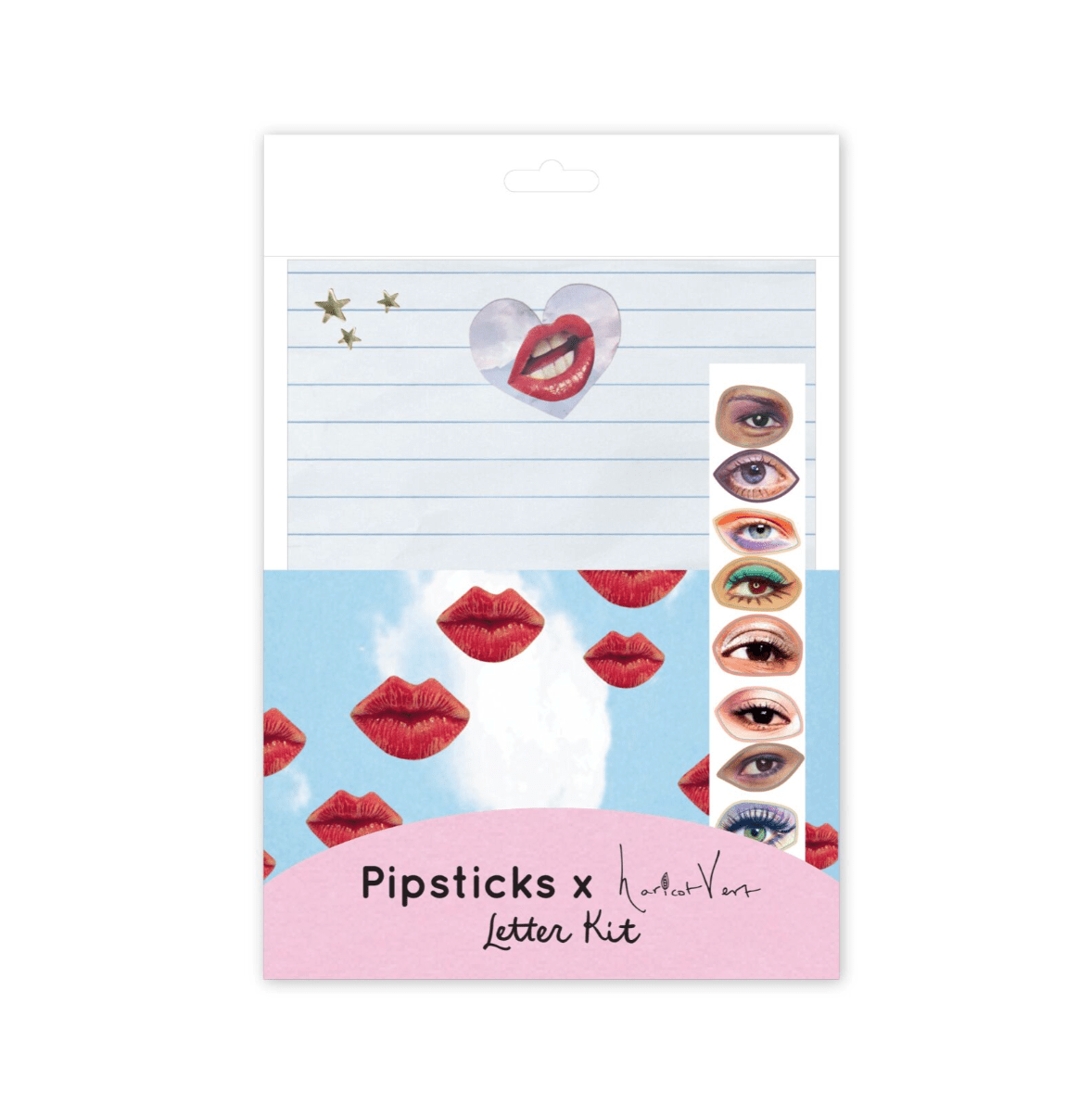 Pipsticks x Haricot Vert Sealed With a Kiss Letter Kit