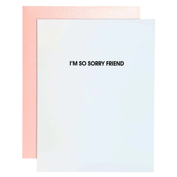 I'm So Sorry Friend