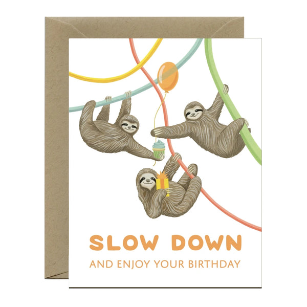 Slow Sloth Birthday