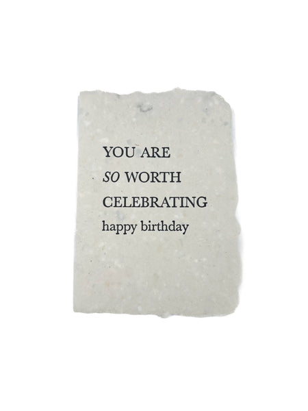 So Worth Celebrating