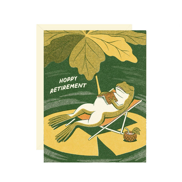 Hoppy Retirement Frog