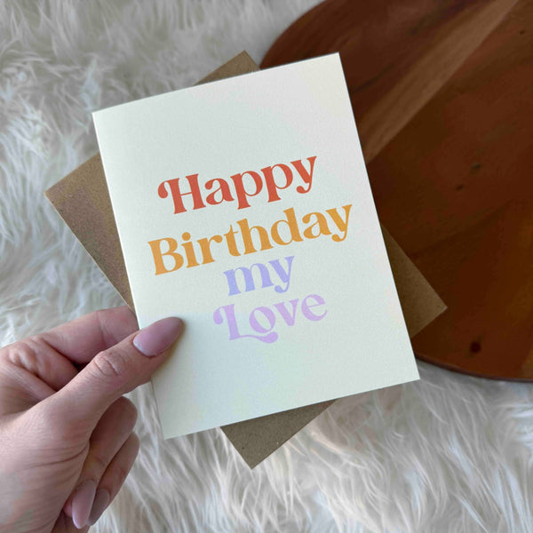 Happy Birthday My Love