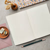 Vol 50: Cornflower Blue Lay Flat Notebook - Ruled