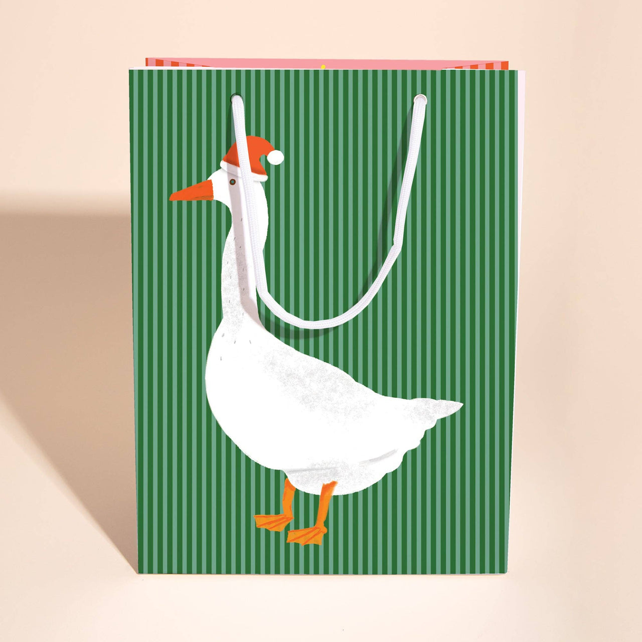 Festive Goose Gift Bag