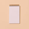 Red/Pink Stripe Letterpress Pocket Size Notebook