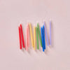 Rainbow Beeswax Birthday Candles