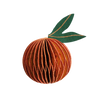 Orange Honeycomb Ornament