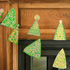 Midcentury Trees Sewn Garland
