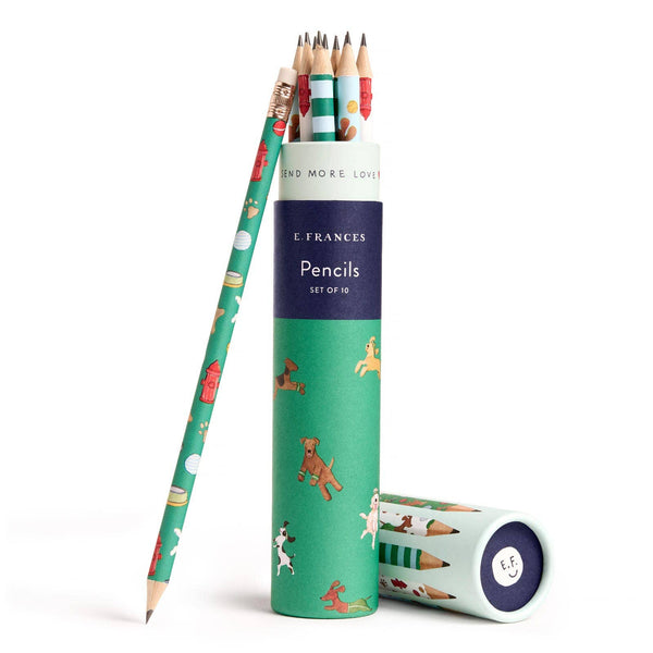 Off Leash Set of 10 Pencils