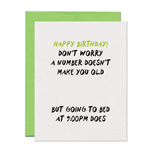 9pm Bedtime Birthday