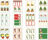 Vintage Christmas Sticker Set