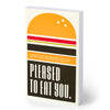 Brass Monkey Pleased to Eat You Food Journal