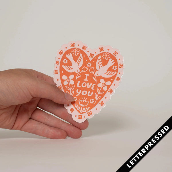 Love Birds Heart