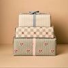 Strawberry Checkered Wrapping Paper