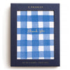 Blue Gingham Thank You Boxed Set of 6