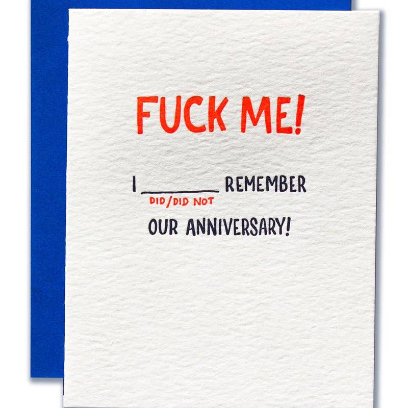 Fuck Me Anniversary