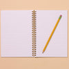 Oysters A5 Letterpress Spiral Notebook
