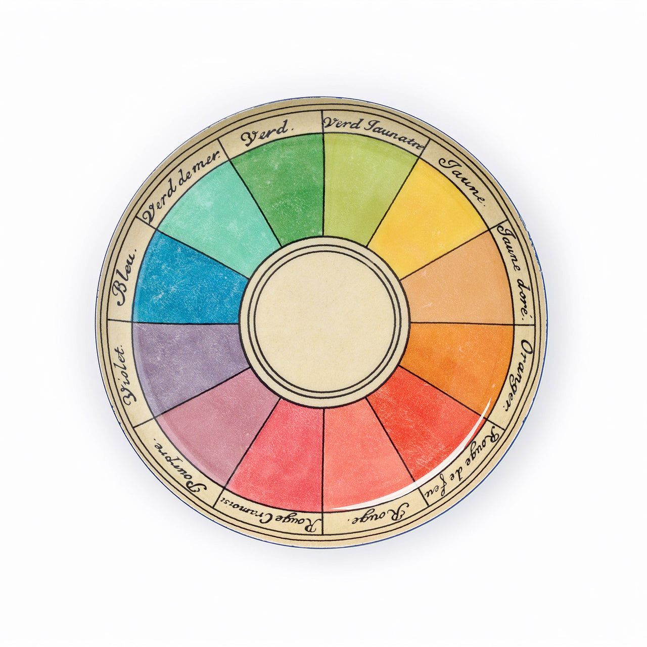 Round Enamel Tray - Cercle Chromatique