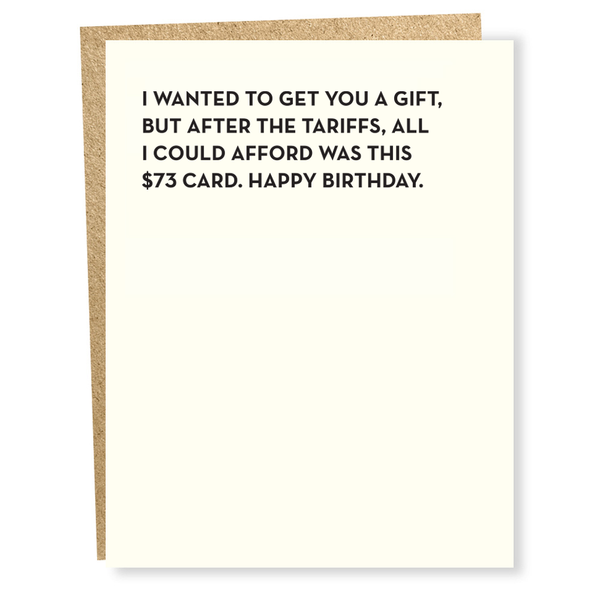 Tariffs Birthday