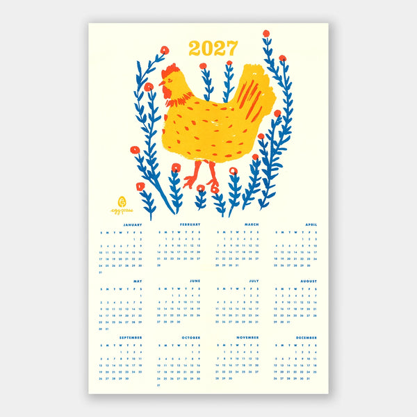 Chicken 2027 Calendar