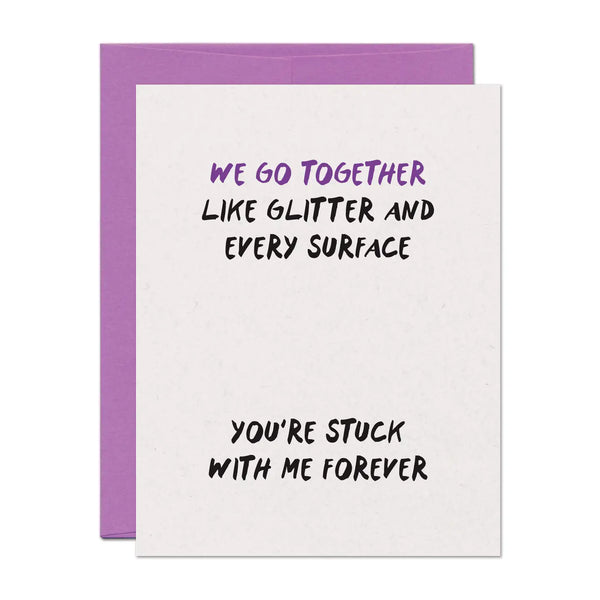 Glitter Together Card