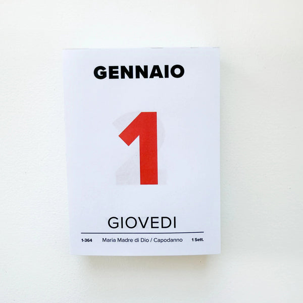 Italian Desk Calendar