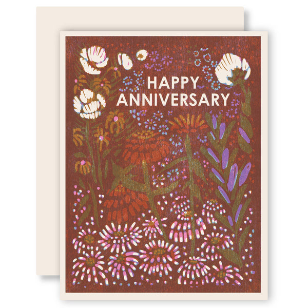 Happy Anniversary Letterpress