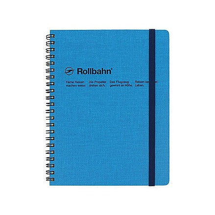 Textured Cap Martin Blue Rollbahn A5 Notebook