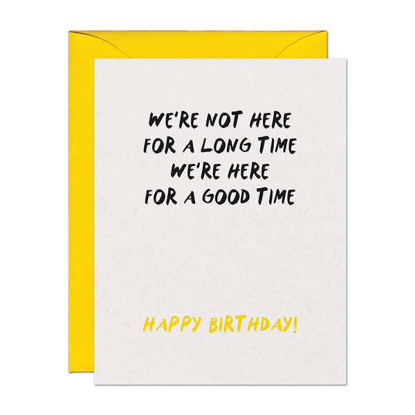 Good Time Birthday