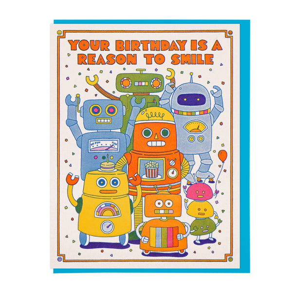 Robot Smile Birthday